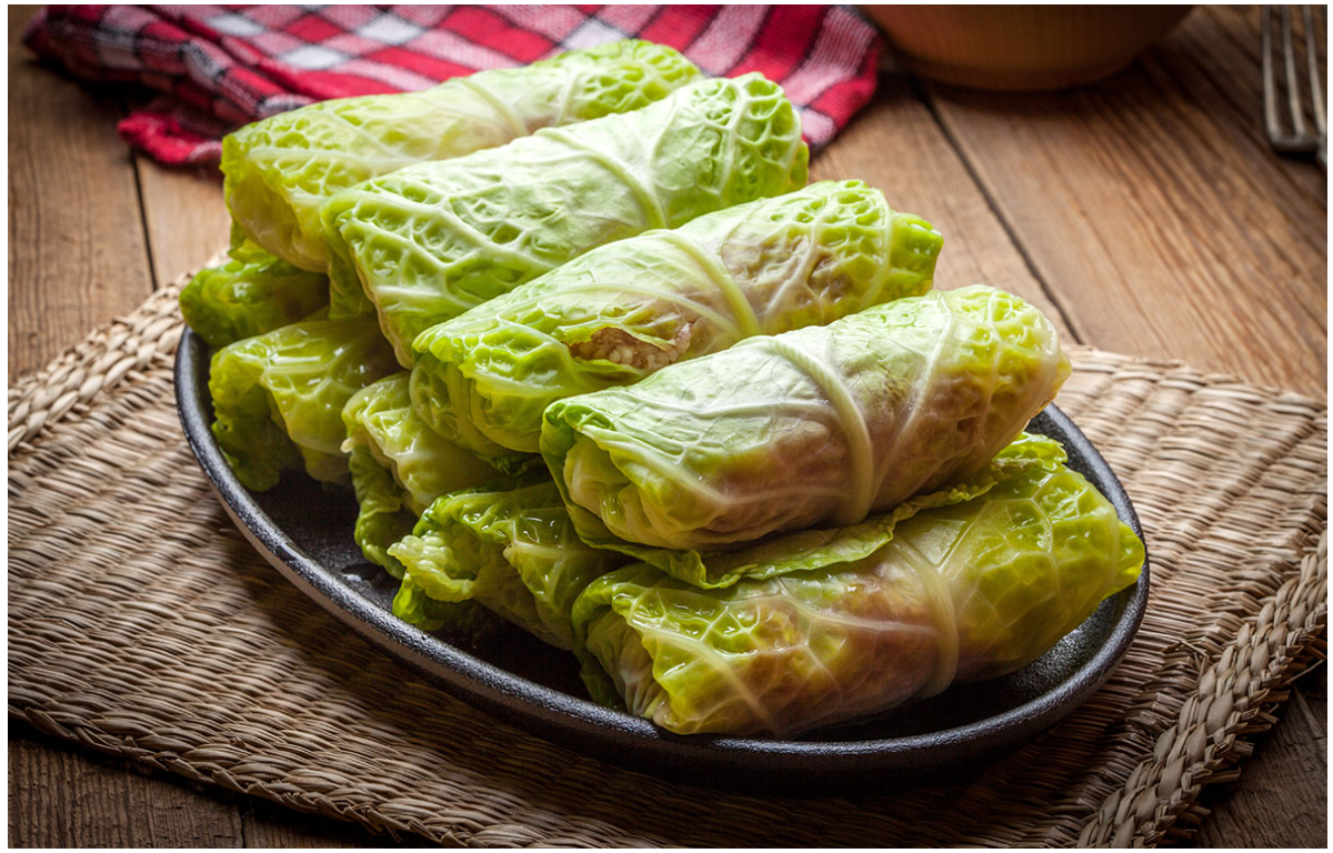 Involtini di verza con salsiccia e provola