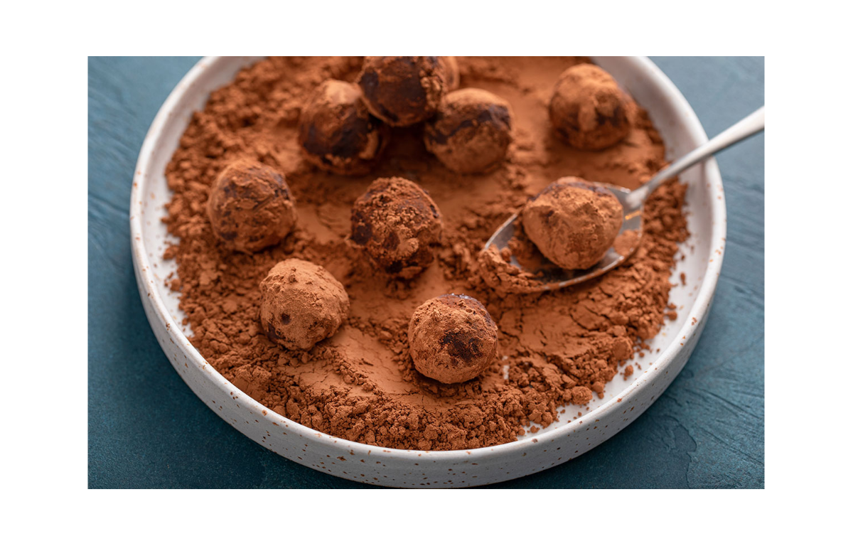 Tartufini di pandoro al caffè