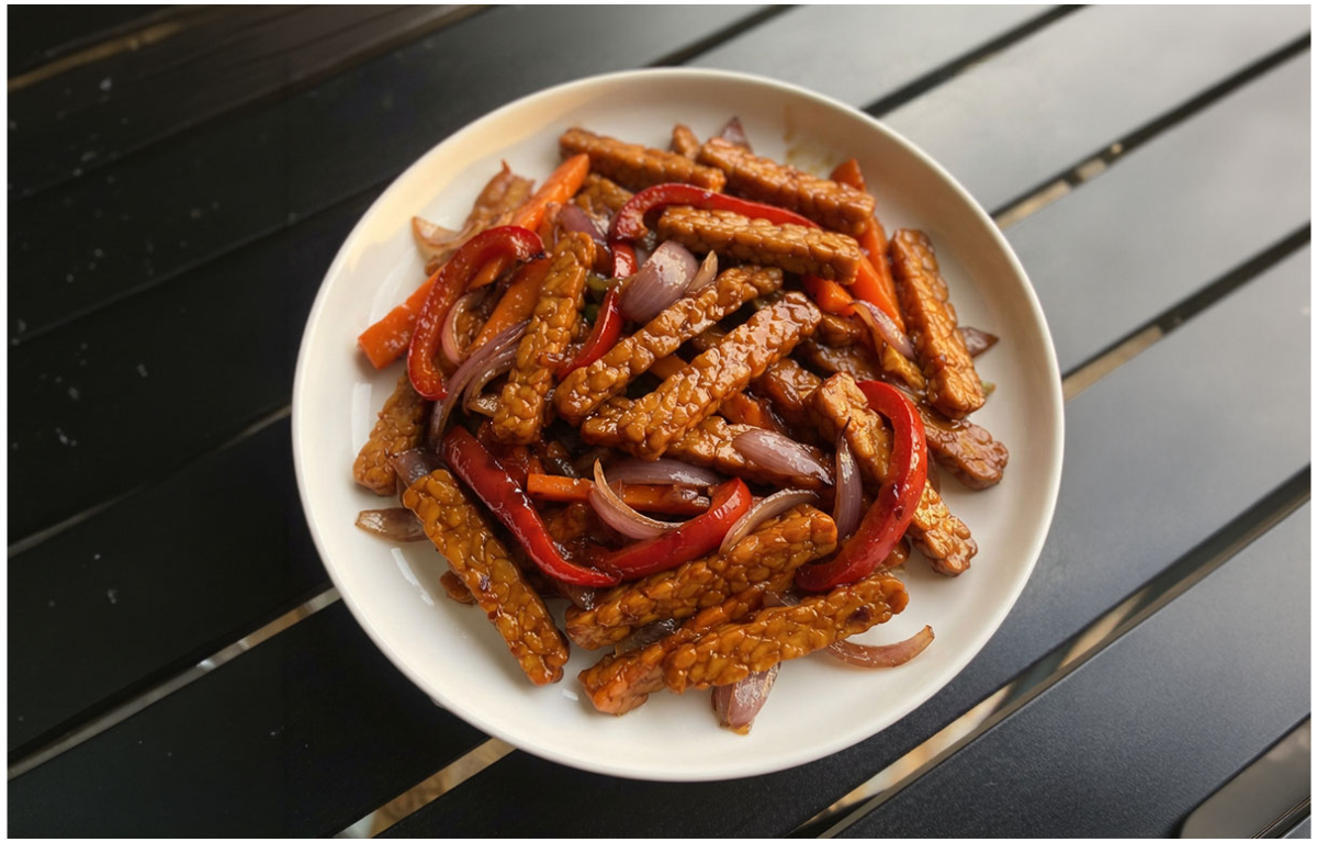 Tempeh caramellato